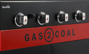 Char-Broil Gas2Coal 2.0 440 Euroflex 4 Burner Hybrid Gas BBQ (140926)