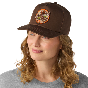 Built for the Wild Duck Flat Brim Hat - Dark Brown