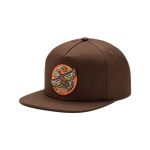 Built for the Wild Duck Flat Brim Hat - Dark Brown