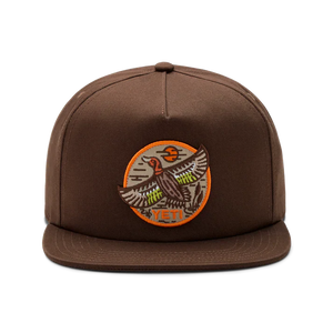 Built for the Wild Duck Flat Brim Hat - Dark Brown