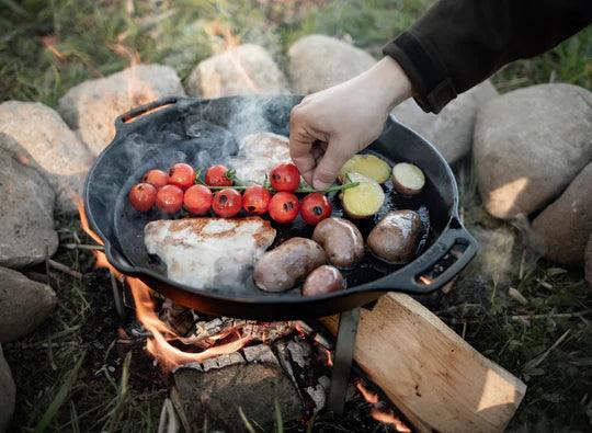 40cm Cast Iron Skillet with Two Handles FP40H-T by Petromax
