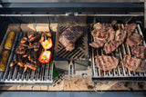 Flamery Large Asado BBQ with Split Grill and Firebox