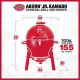 Heat Deflector Smokin' Stone for Char-Griller Akorn Junior