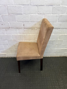 Elegant Beige Upholstered Dining Chair