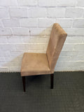 Elegant Beige Upholstered Dining Chair