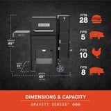 Masterbuilt Gravity Series 600 Digital WiFi Charcoal Grill and Smoker