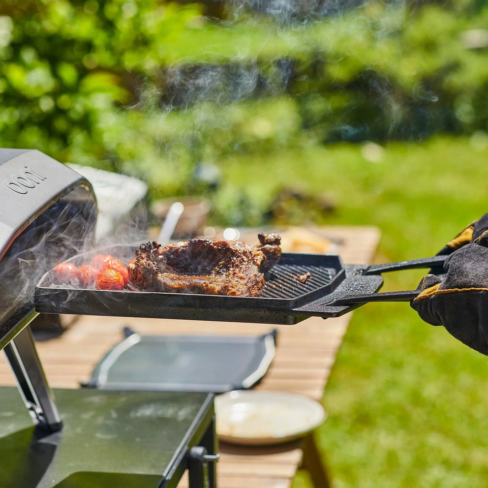 Ooni Dual-Sided Cast Iron Grizzler Plate