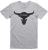 Pit Boss Men's Grey Bull T-Shirt EXTRA LARGE